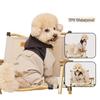 Fashion Patchwork Pet Raincoat Waterproof Reflective Dog Coats Jackets Keep Warm Windproof Dog Four-legged Work Jacket