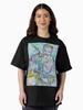 Georges Brassens GEORGES BRASSENS Watercolor Portrait Oversized T-Shirt