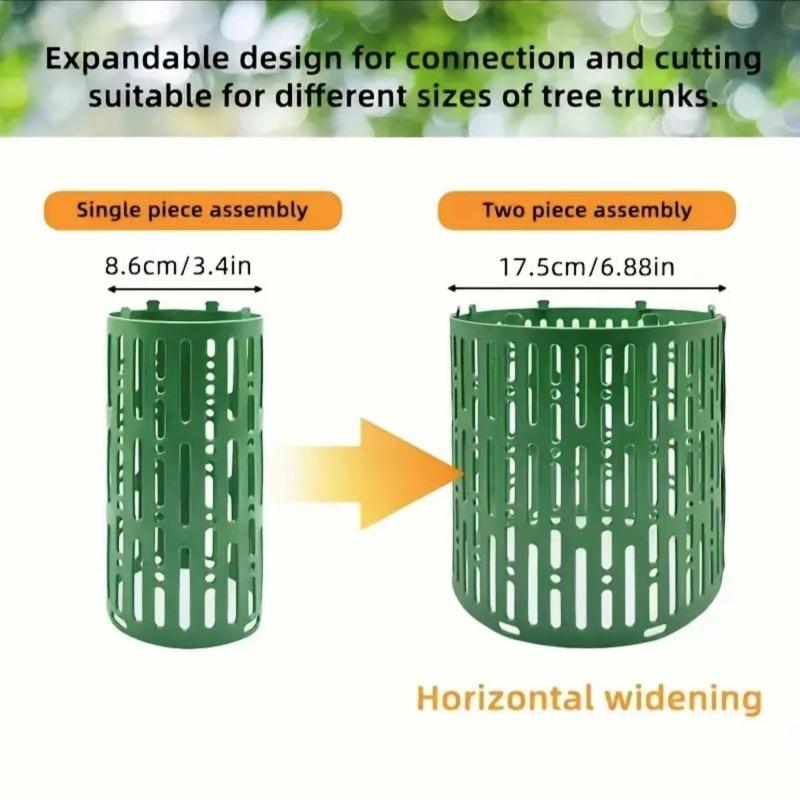 Tree Bark Protective Cover Simulated Tree Protective Cover Multiple Colors Available Solid Plastic Seedling Shells