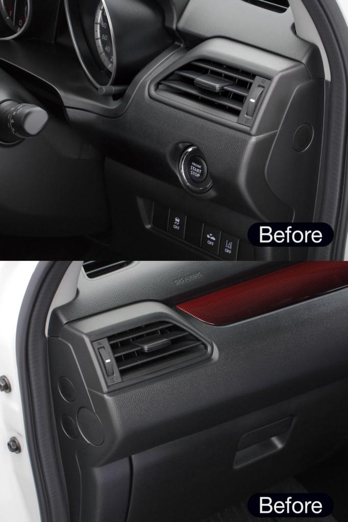 Tsuchiya Yac Air Conditioner Drink Holder Set for Driver and Passenger Swift-specific (Z#13S, 33S, 43S, 53S, 83S, SY-SZ1, SY-SZ2)