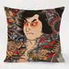 4-Pack Japanese Tattoo Inspired Pillow Covers, Unique Single-Sided Print Artistic Cushion Cases for Sofa and Home Decor