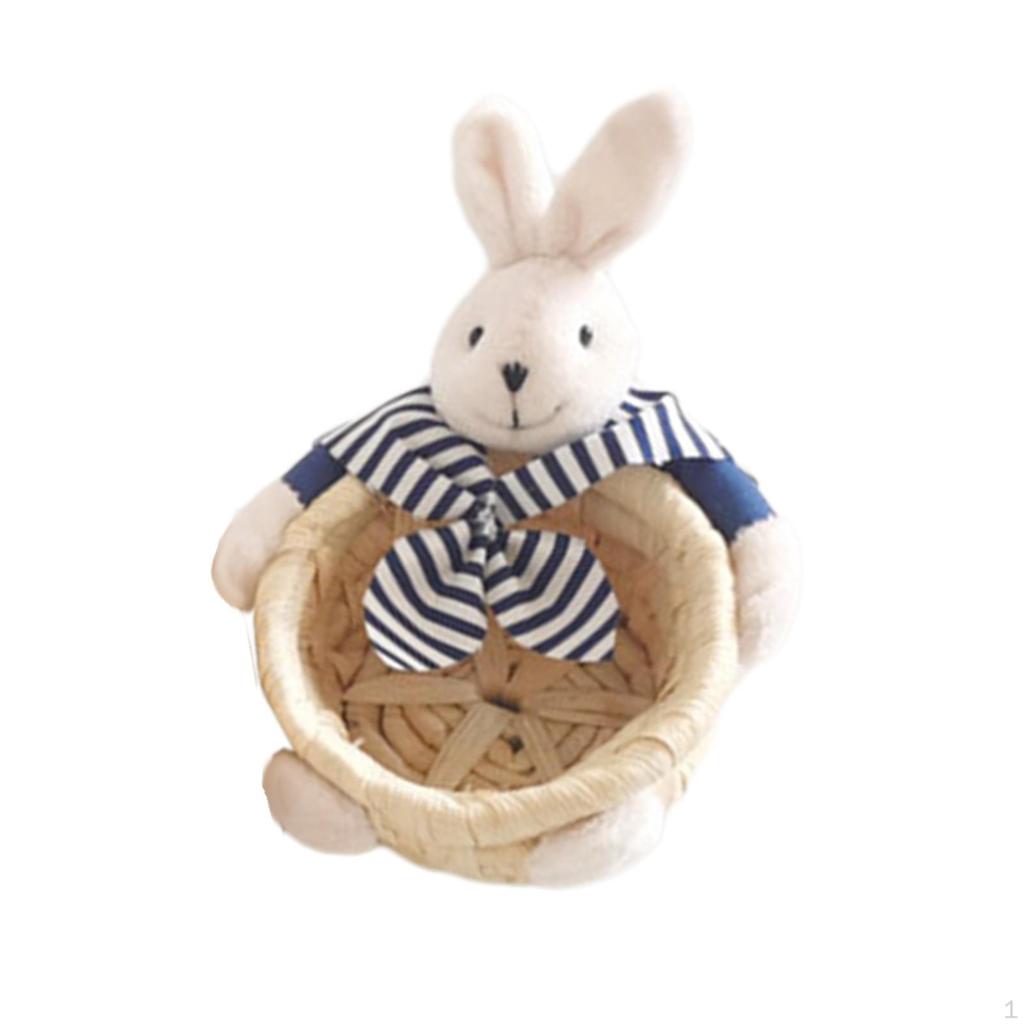 Bedårande påskharen förvaringsorganisatör för heminredning