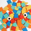2-In-1 Wooden Mosaic Puzzle & Pegboard Set - Creative Shape Building Double-Sided Early Fun Montessor Benefit Intelligence Game