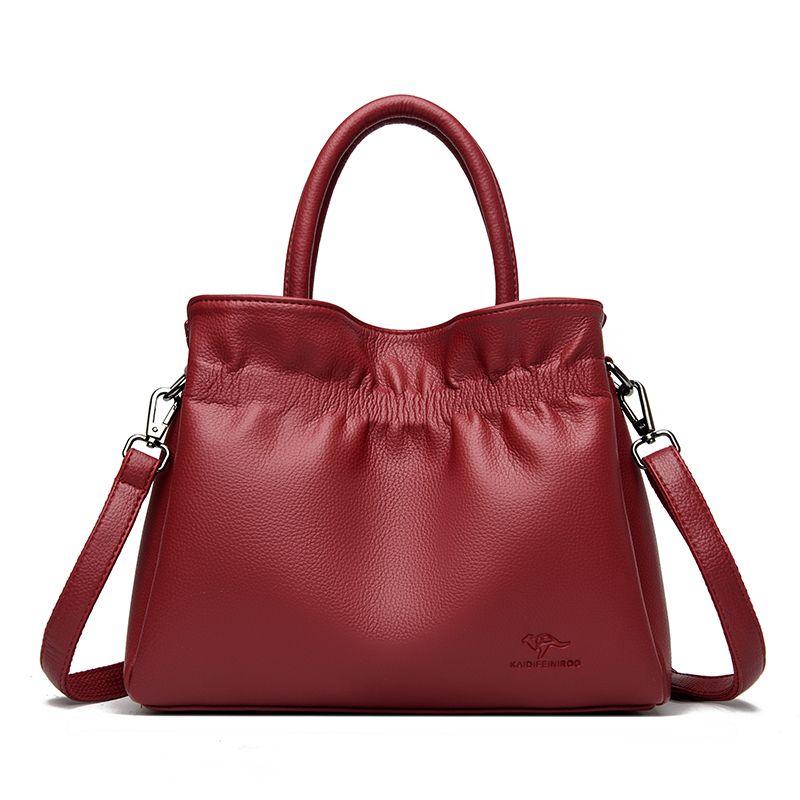 Fashionable Women's Handbag Cloud Pleated Single Shoulder Crossbody Bag Large Capacity