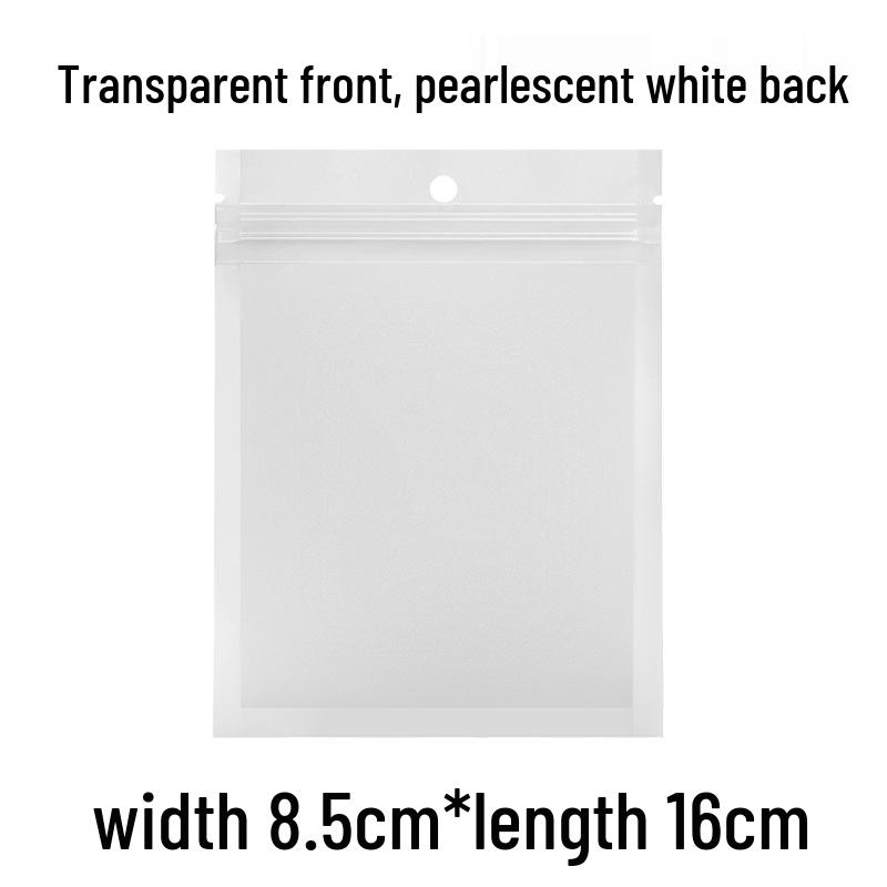 Pearlescent Yin & Yang Film Self-Sealing Bags for Jewelry Packaging