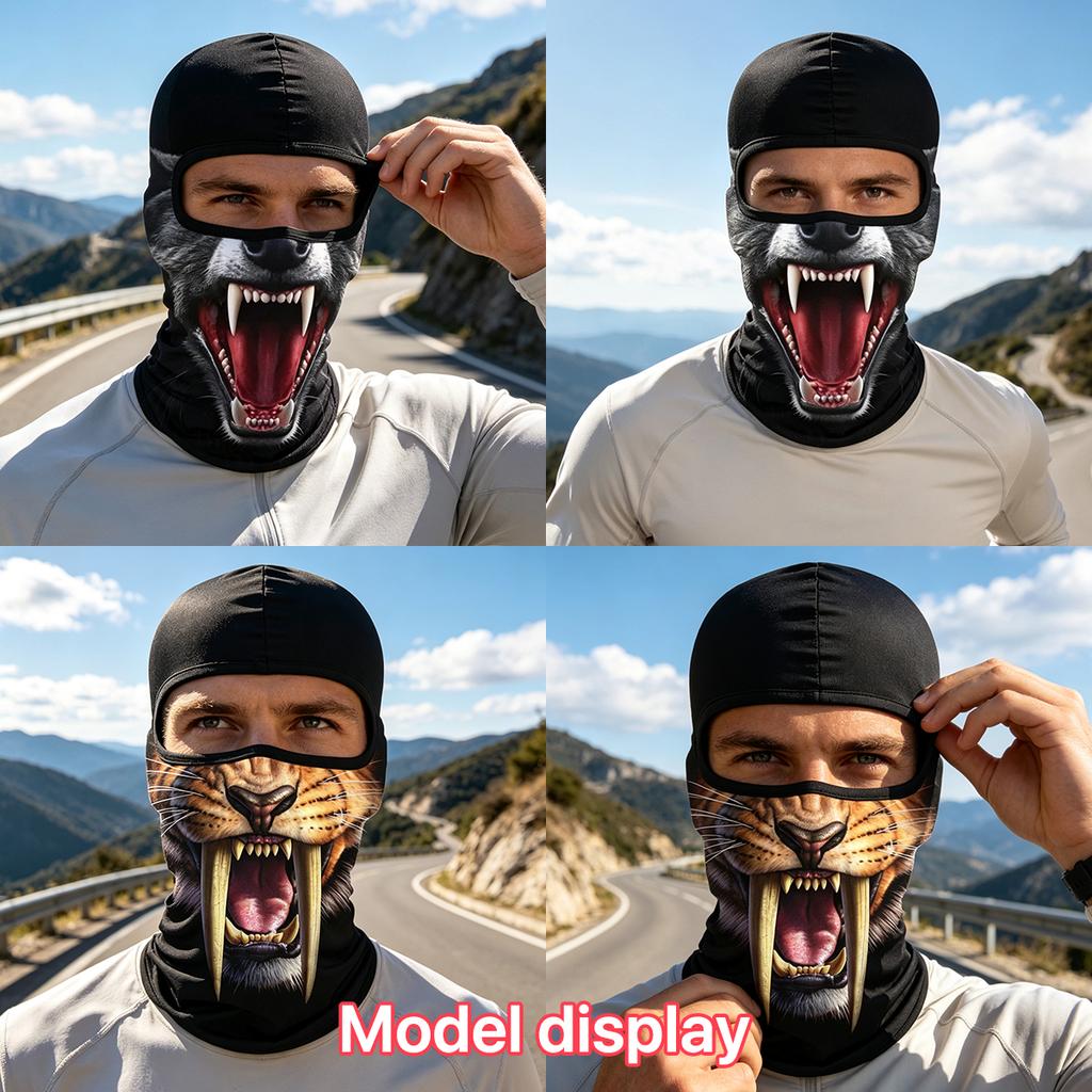 Summer Cooling Balaclava Face Hood, Quick Dry Stretch Neck Gaiter, Anti-UV Windproof Cover for Outdoor Hiking Running