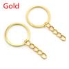 20 Pezzi 25-30mm Anello Portachiavi Portachiavi Dorato Argentato Chiusura Componenti Portachiavi Anello Diviso Anello Portachiavi Placcato Per Creazione di Gioielli