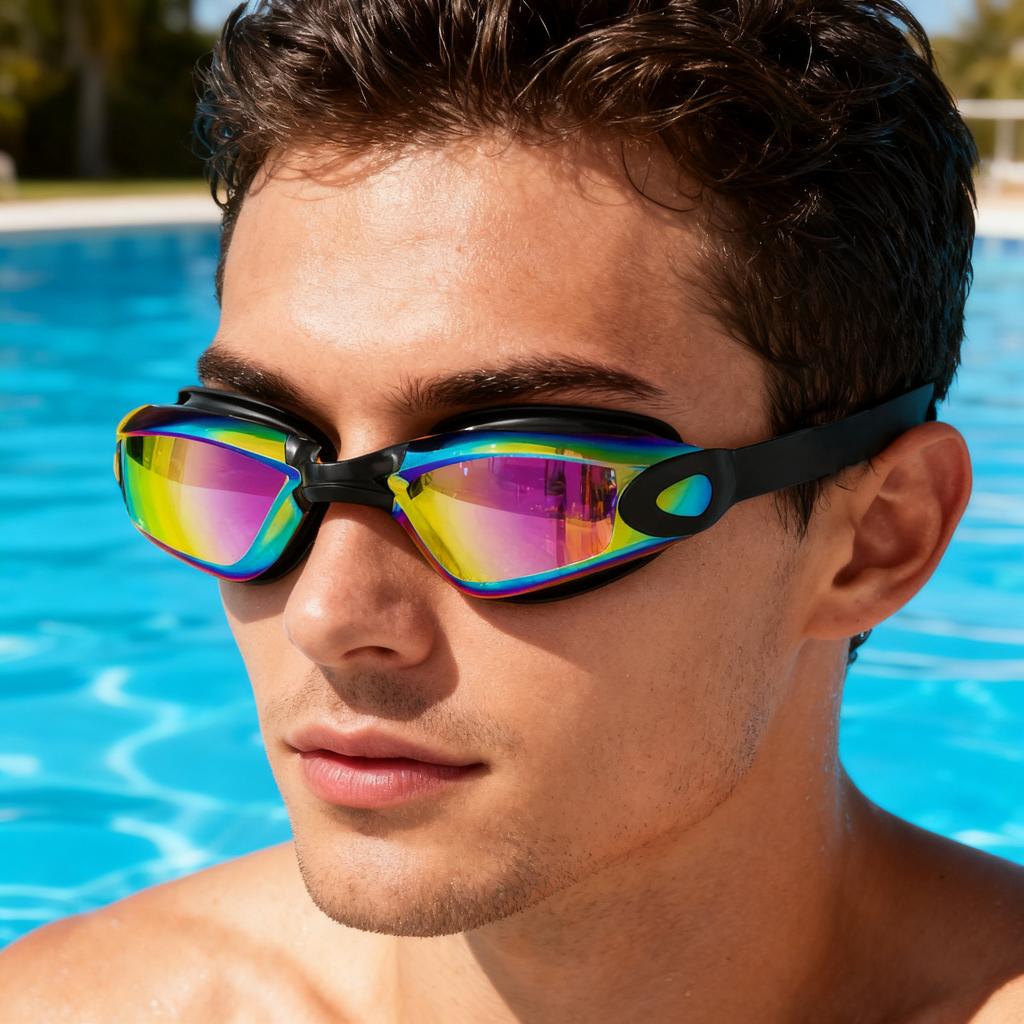 Adult Swimming Goggles: Waterproof, Anti-Fog, Hd, Electroplated, Unisex, Uv Protection
