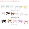 50Pcs Mixed Mini Bow Nail Charms Colorful 3D Resin Bowknot Nail Art Decoration Handcraft Accessories For DIY Manicure Salon