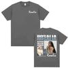 Singer Rosalia LUX New Album Tour Merch Tshirts Unisex Women Clothing Fashion Aesthetic T Shirt High Quality Casual ONeck Tshirt