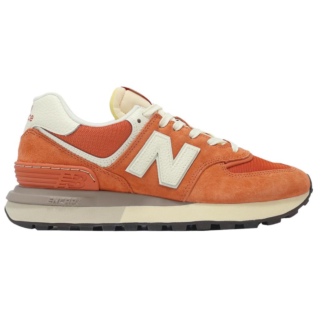 New Balance Nb 574 Comfortable Versatile Low-Top Running Shoes Men Sneakers Orange Beige U574LGROD