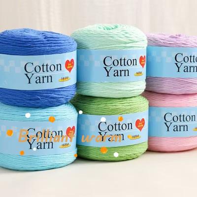 100g/Rolle Milchbaumwollgarn Buntes Baby-Milchbaumwollgarn Weiches Dickes Baby-Milchbaumwollgarn Sommer Weiche Garne Handhäkelnadel