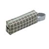 Bojin Black & White Plaid Canvas Pencil Case for Students