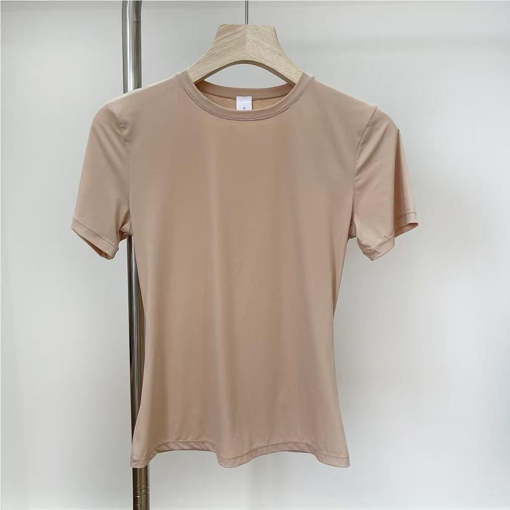 Skims Fits Everybody Round Neck Short Sleeve Top - Versatile and Affordable Shapewear Alternative