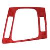 Red Carbon Fiber Console Gear Shift Cover Trim For BMW 3 Series M3 E46 98-05