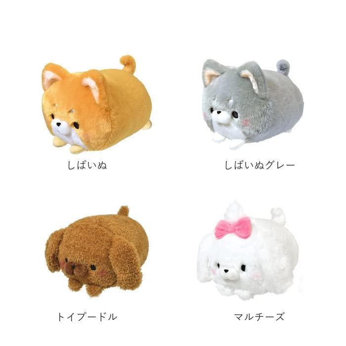 Soft and Fluffy, Round and Fluffy Stuffed Toy, Palm-sized Stuffed Toy, Jinbei