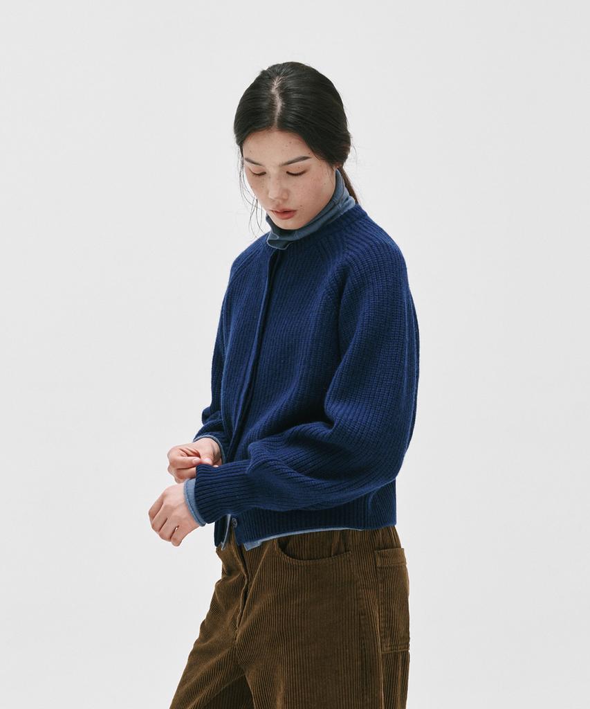 Yuleuteu Cashmere Wool Heavy Cardigan_3Color