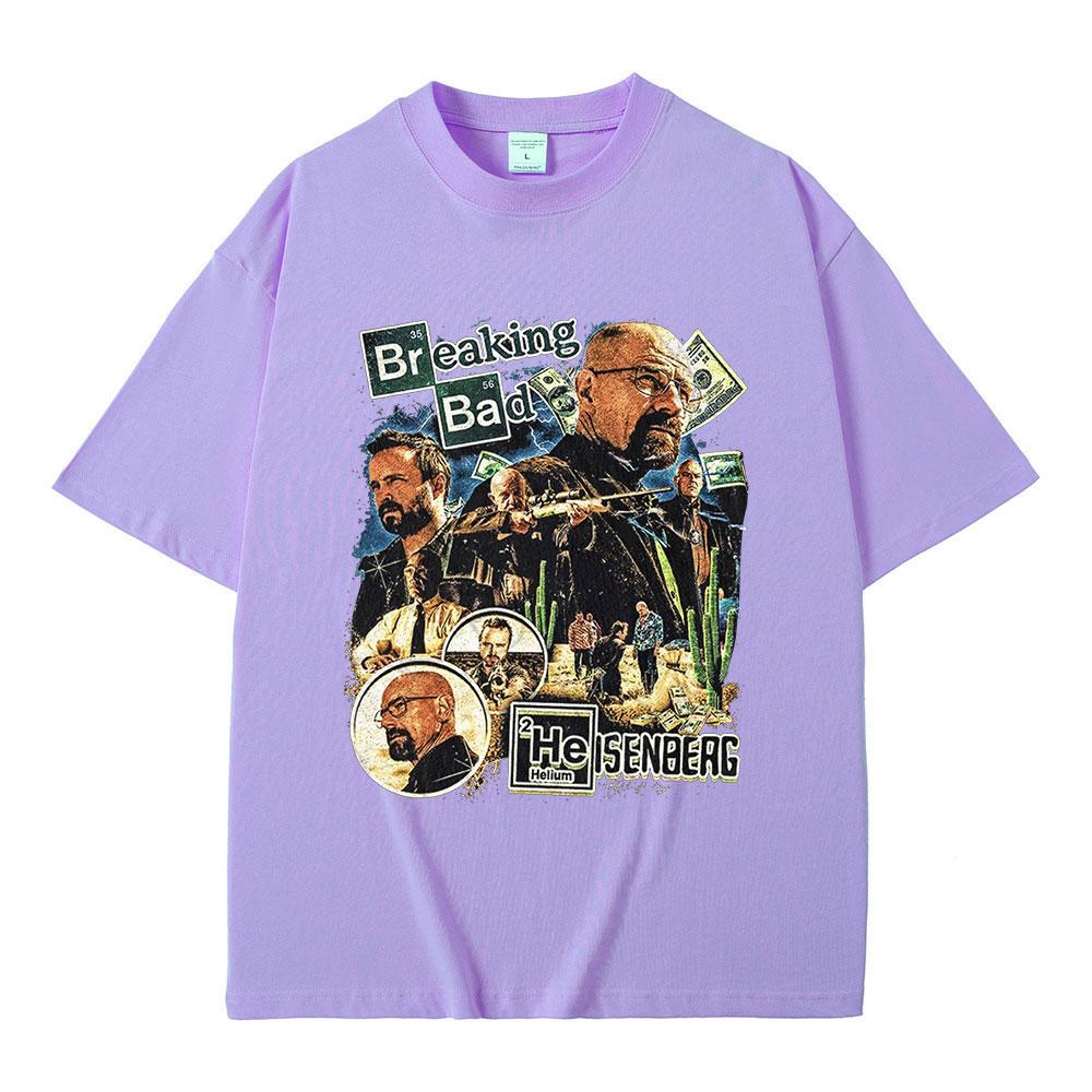 Heisenberg Breaking Bad T Shirt Better Call Saul Graphic Print Tshirt Unisexs Clothing 100 Cotton Casual Short Sleeves Tee Shirt