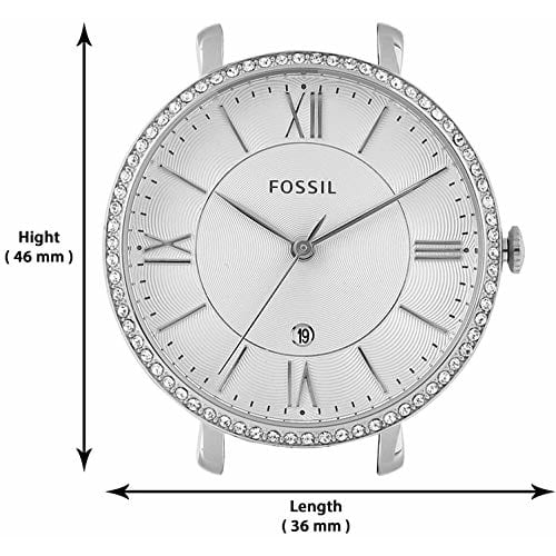 Fossil JACQUELINE ES3545 Women's Watch, Officially Imported, Silver