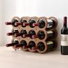 Xiao Zhujiang European Style Countertop Wine Rack with Grid Ornaments