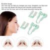 Silicone Nose Up Lifting Clip Portable Nose Bridge Straightening Shaper Clip Green