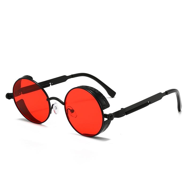 New Retro Round-frame Sunglasses - Fashionable And Slimming, Perfect For Casual Street Photography For Men And Women 58028