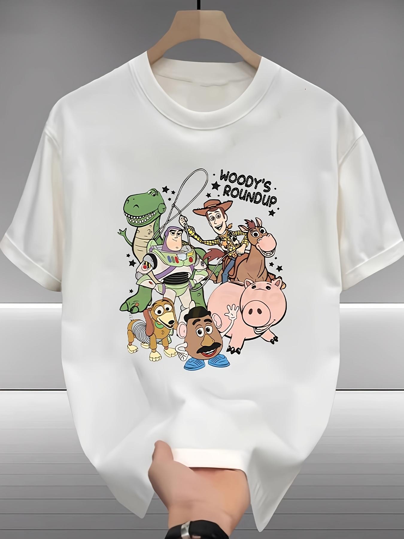 Disney Toy Story & WoT-shirt - Woody & Buzz Lightyear Graphic Print M