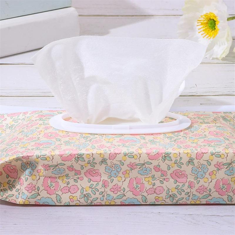 EVA Baby Våtservettpåse Bärbar Våtservetthållare Fodral Fliklock Tryckknapp Återanvändbar Påfyllningsbar Kosmetikpåse Användbar Servettlåda