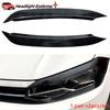 2 Pezzi Per VW Polo MK6 2019 2020 ABS Auto Faro Sopracciglio Faro Lampada Coperchio Lip Molding Trim Copertura Accessori