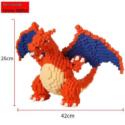 CLS Chao Le Sen Fire-breathing Dragon Educational Building Blocks Puzzle for Children