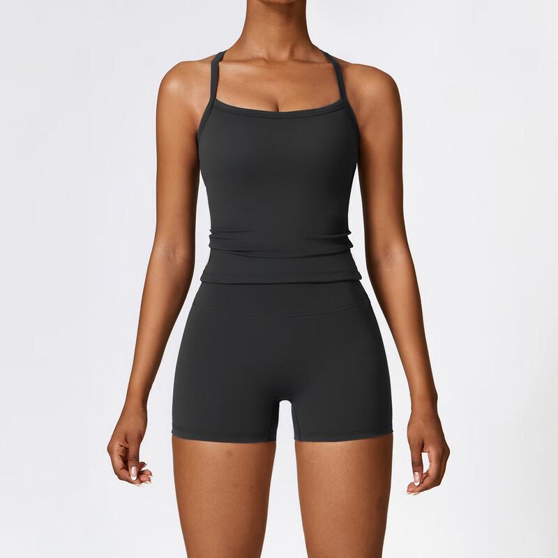 Women s Yoga & Fitness Vest & Shorts Set