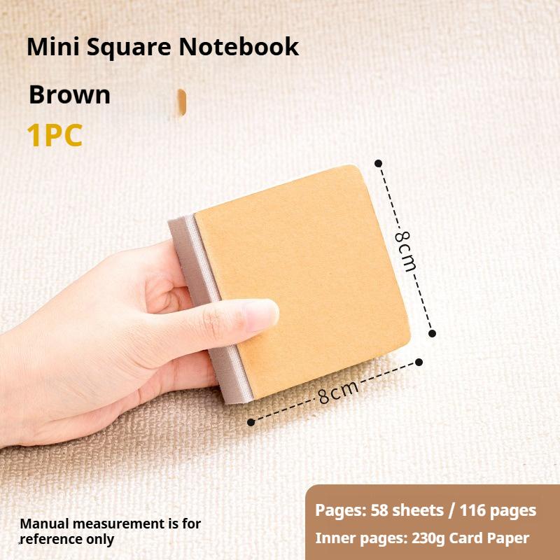 

Borrence 58Sheets Drawing Notebook Sketchbook Handheld 230g Portable Watercolor Paper Coloring Book Oil Paint Gouache Notepad
