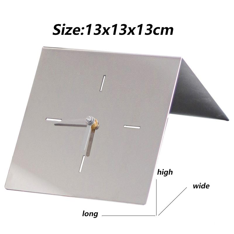 Nordic Metal Figurines Desk Clock Figurines Modern Bedroom Decorations Miniatures Unusual Design Miniatures Creative Accessories