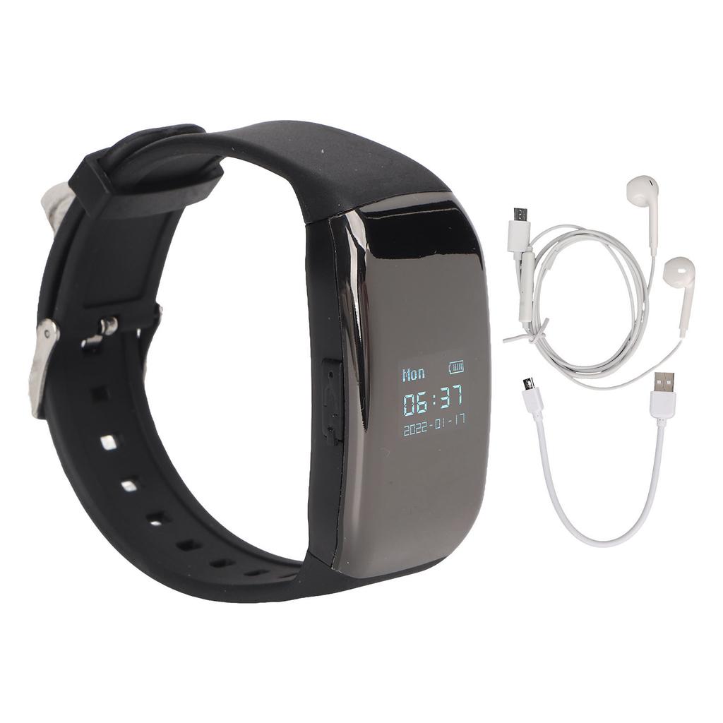 Digitální hlasový záznamník Watch HD Noise Reduction Náramek s hlasem aktivovaným záznamníkem pro rozhovor