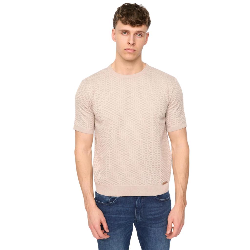 Duck and Cover Mens Mataso Knitted T-Shirt