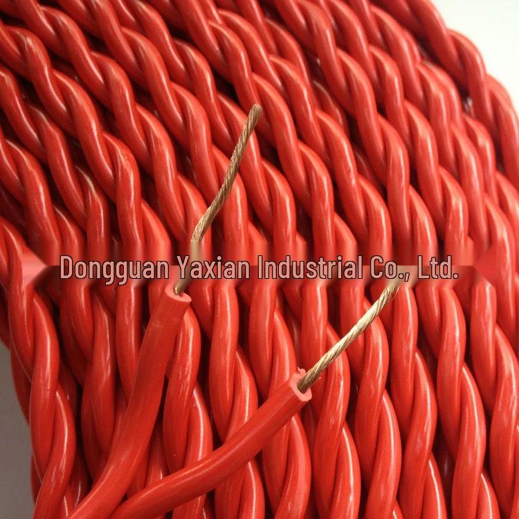 

0.5 Square Twisted Pair Tinned Copper Household Lamp Holder Wire White, 300m, Tinned Copper Wire, Silicone Rubber