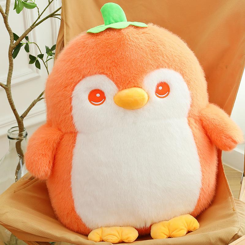 Desene Animate Fruct Pinguin Fruct Fruct Păpușă Pinguin Polar Păpușă de Pluș Companie Copii Pentru a Consola Fete Pernă Cadou