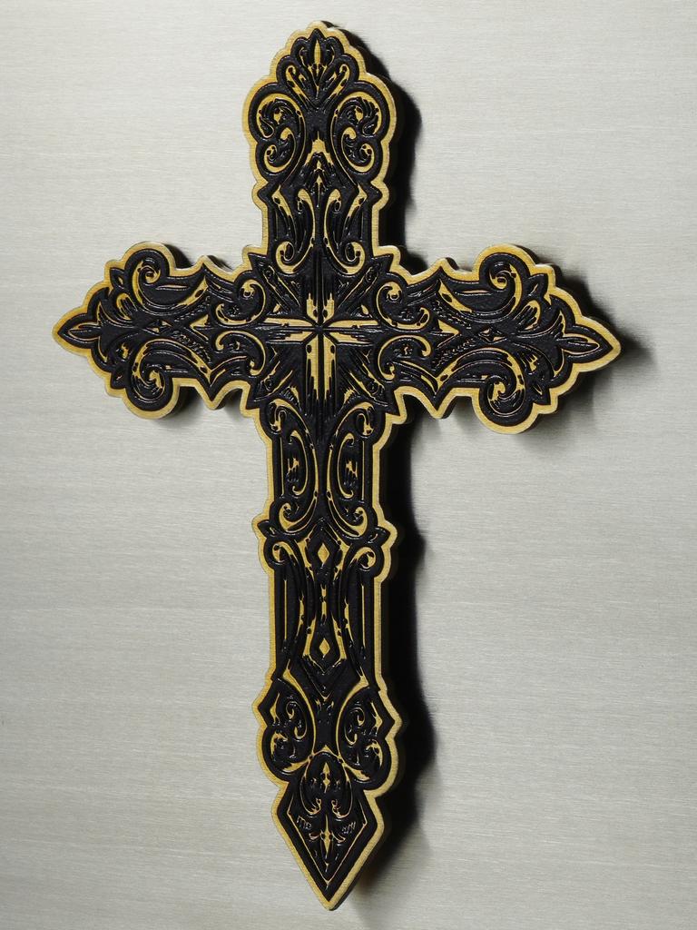 KADAX Metallkreuz Magnet Devotionalien Für den Kühlschrank