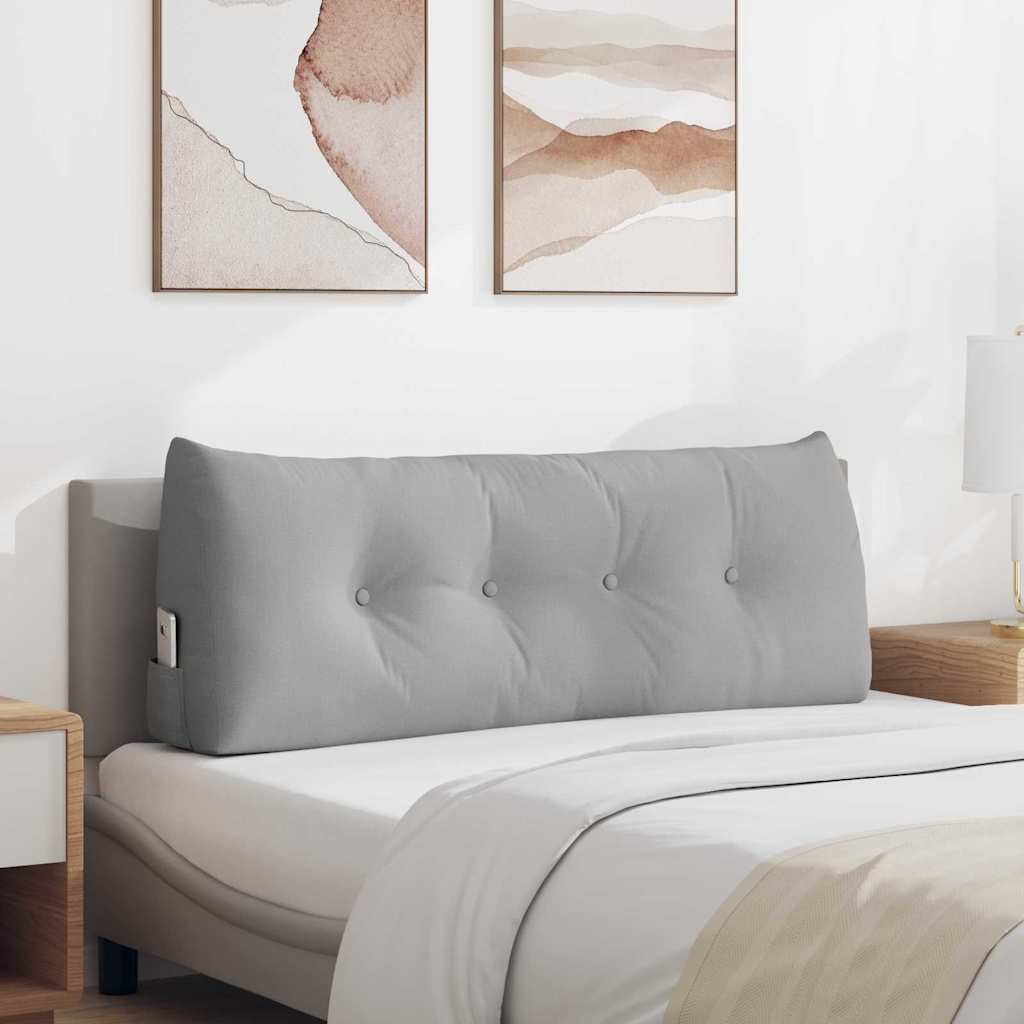 Back Cushion Cloud Grey 120 x 24 x 50 cm Fabric