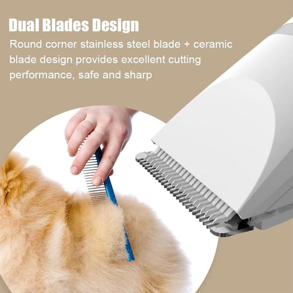 Dog Grooming Kit 4 in 1 Dog Grooming Clippers Paw Trimmer Nail Grinder for Dogs and Cats Paw Nail Face Ears Legs Body