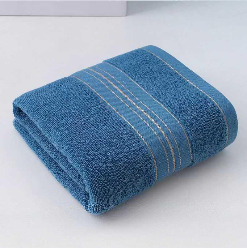 Premium Thick Cotton Towel - Soft, Absorbent, Non-Shedding for Men & Women