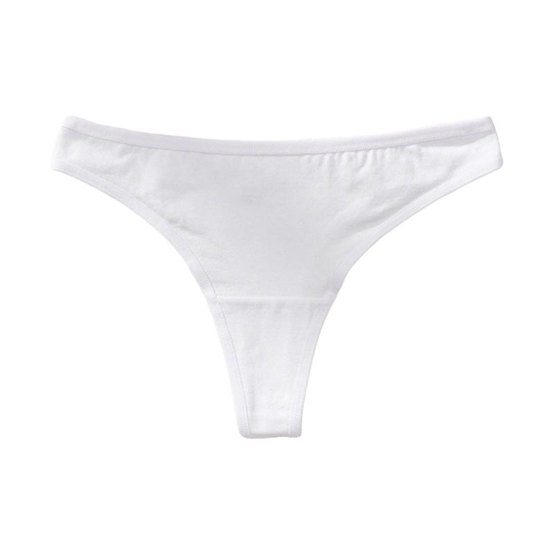Women Solid Color Thong