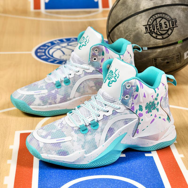 Fashion wear-resistant basketball shoes men's actual sports boots summer breathable mesh middle school students travel shoes women's tide sneakers