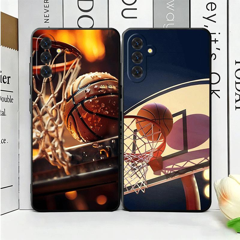 Basketball Basket Sports Soft Phone Case for Samsung A17 A37 A57 A16 A26 A36 A56 A15 A25 A35 A55 A14 A24 A34 A54 A13 A23 A33 A53