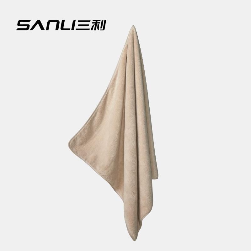 

Towel X Dunhuang merchandise organic cotton coral fleece gift box couple plain bath towel set 70 * 140 gift box