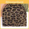 Leopard Print Acrylic Beanie With Oversized Shape Trendsetting Looks Decoration
