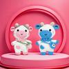 MENGSOOD Crochet Kit for Beginners,Baby Calf Beginner Crochet Kit Pattern Crochet Animal Kit Knitting Kit for Adults Kids with Step-by-Step Video