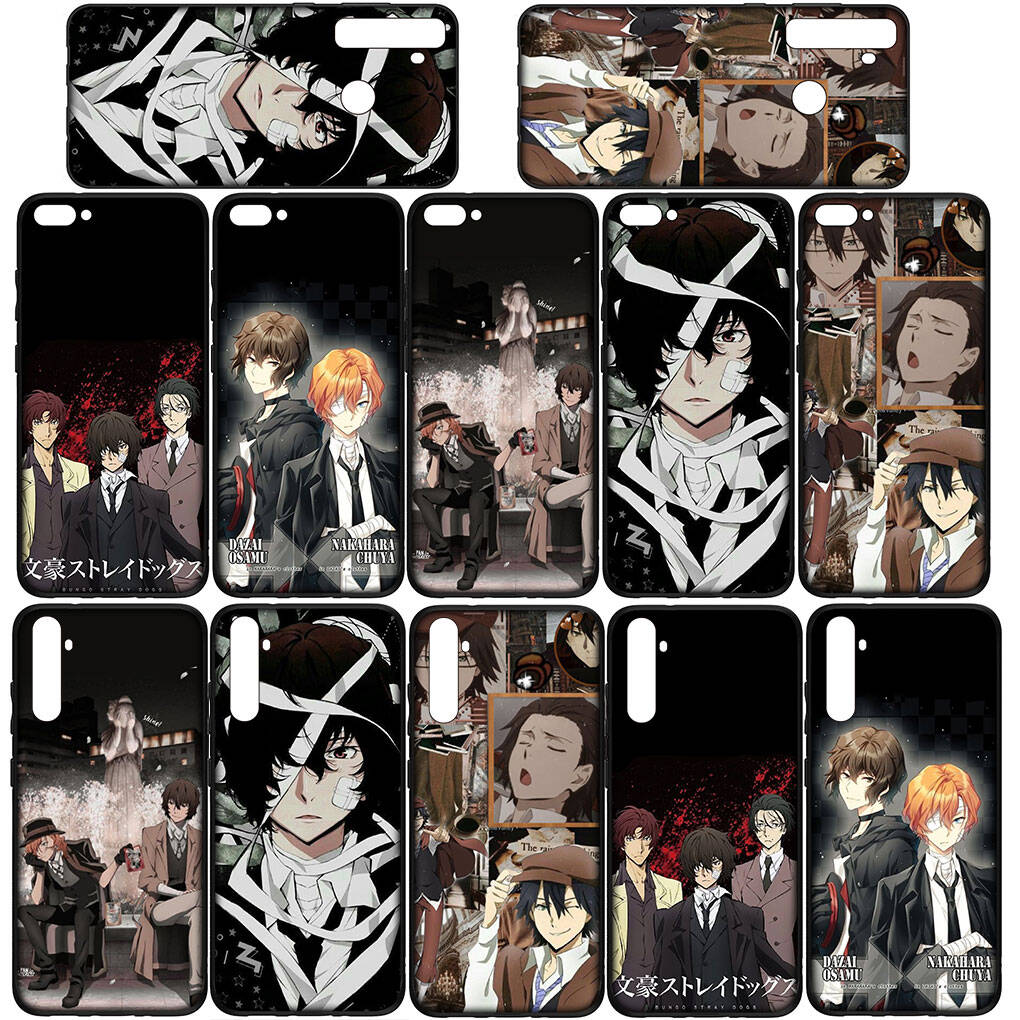 Husă pentru iPhone 17 16 15 Xiaomi Poco Redmi Note 14 13 12 11 Pro Samsung Galaxy S25 S24 S23 OPPO Huawei Bungou Stray Dogs Anime Husă Telefon Lentilă Cameră