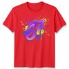 Graffiti 67 Unisex T Shirt Bright Neon Paint Slogan Six Seven Meme Number Day