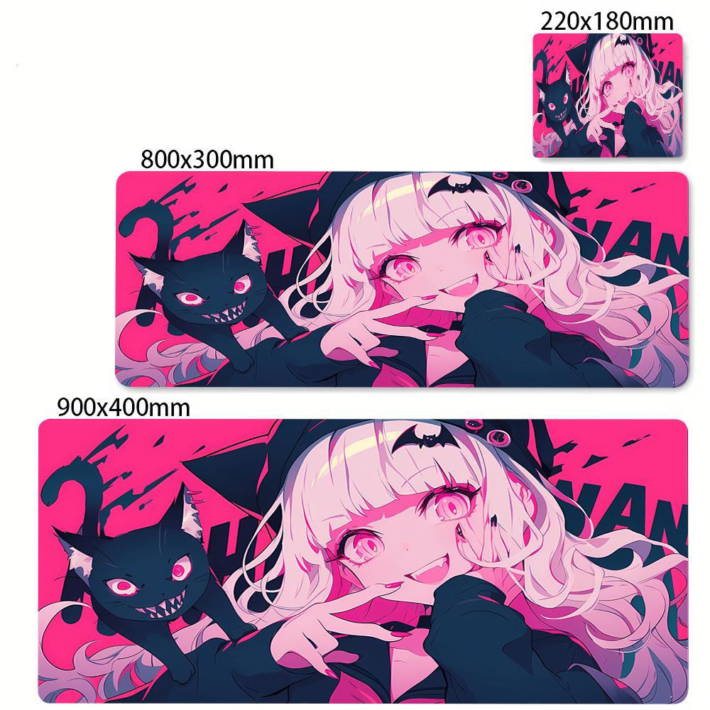 50x100cm Gaming Mousepad Anime Girl Mouse Pad Pc Accessories Keyboard Mat Rubber Anti slip Deskmat Household Desk Protector Mats